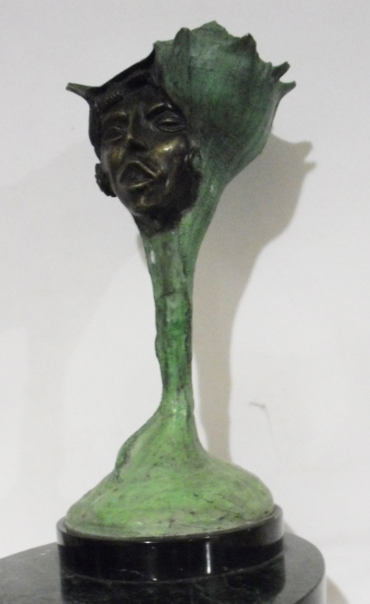"Kanay" / Escultura de bronce / 25x16 cm / 1,290 USD